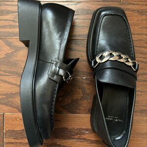 Vagabond Shoemakers Jillian Leather Chain Loafer Black EU 38